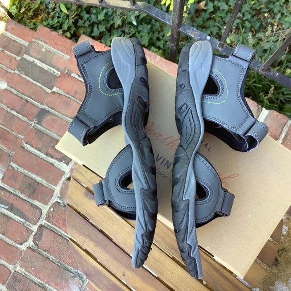 Weatherproof Vintage Men’s Brighton Adjustable Sandals Gray SZ 13 - Picture 4 of 16